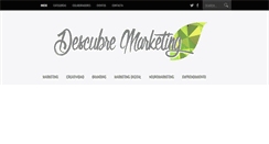 Desktop Screenshot of descubremarketing.com